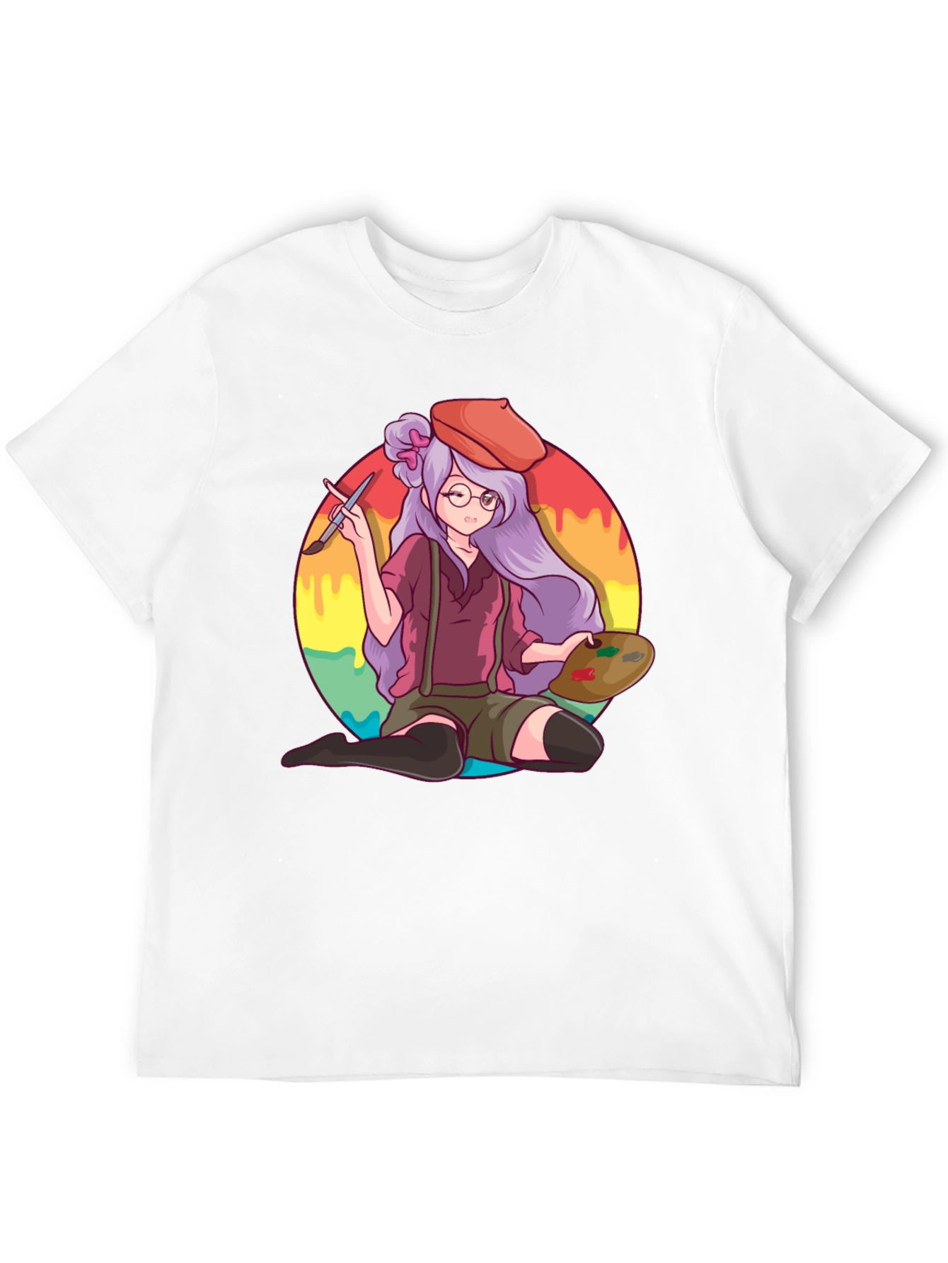 Anime Artist T-Shirt - Painter Graphic Tee
