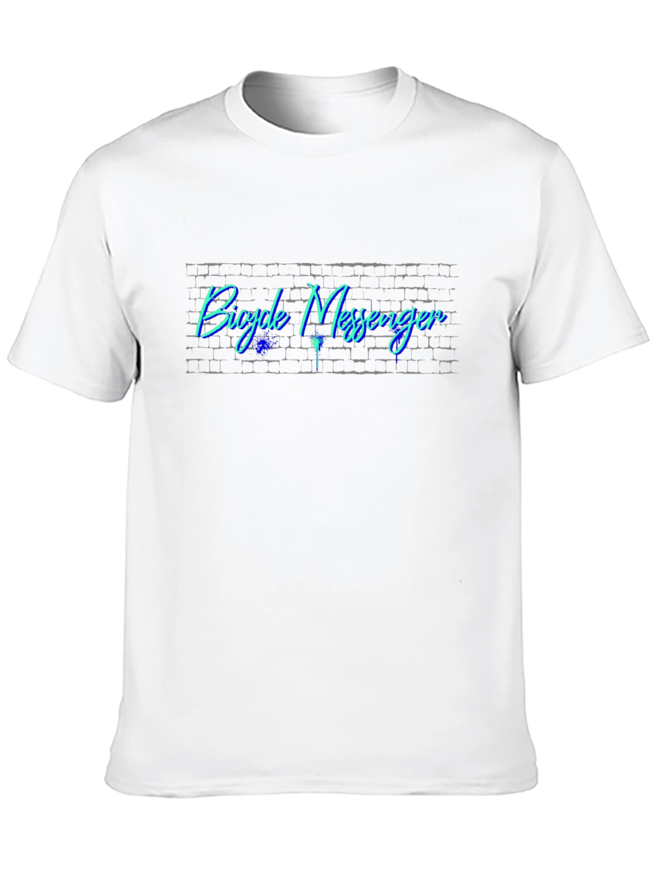 Bicycle Messenger Black T-Shirt - Urban Style