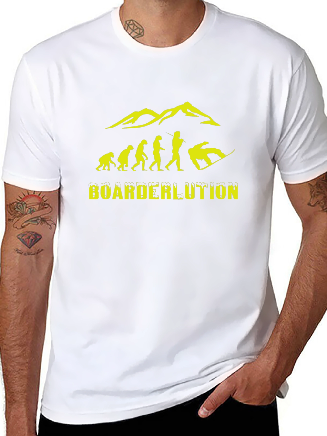 Boarderlution T-Shirt - Snowboard Evolution Tee