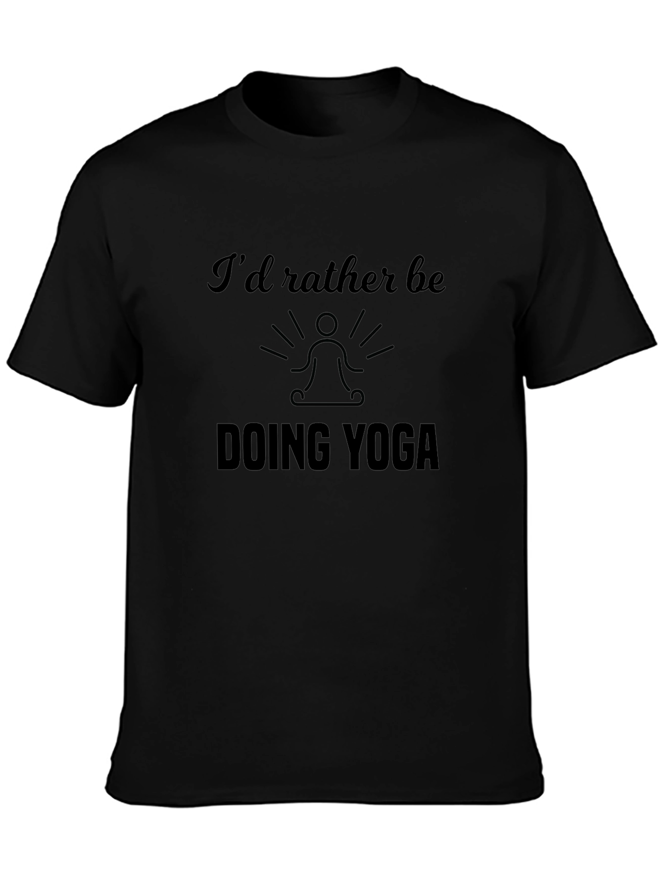 Yoga Lover Tee - Id Rather Be Doing Yoga