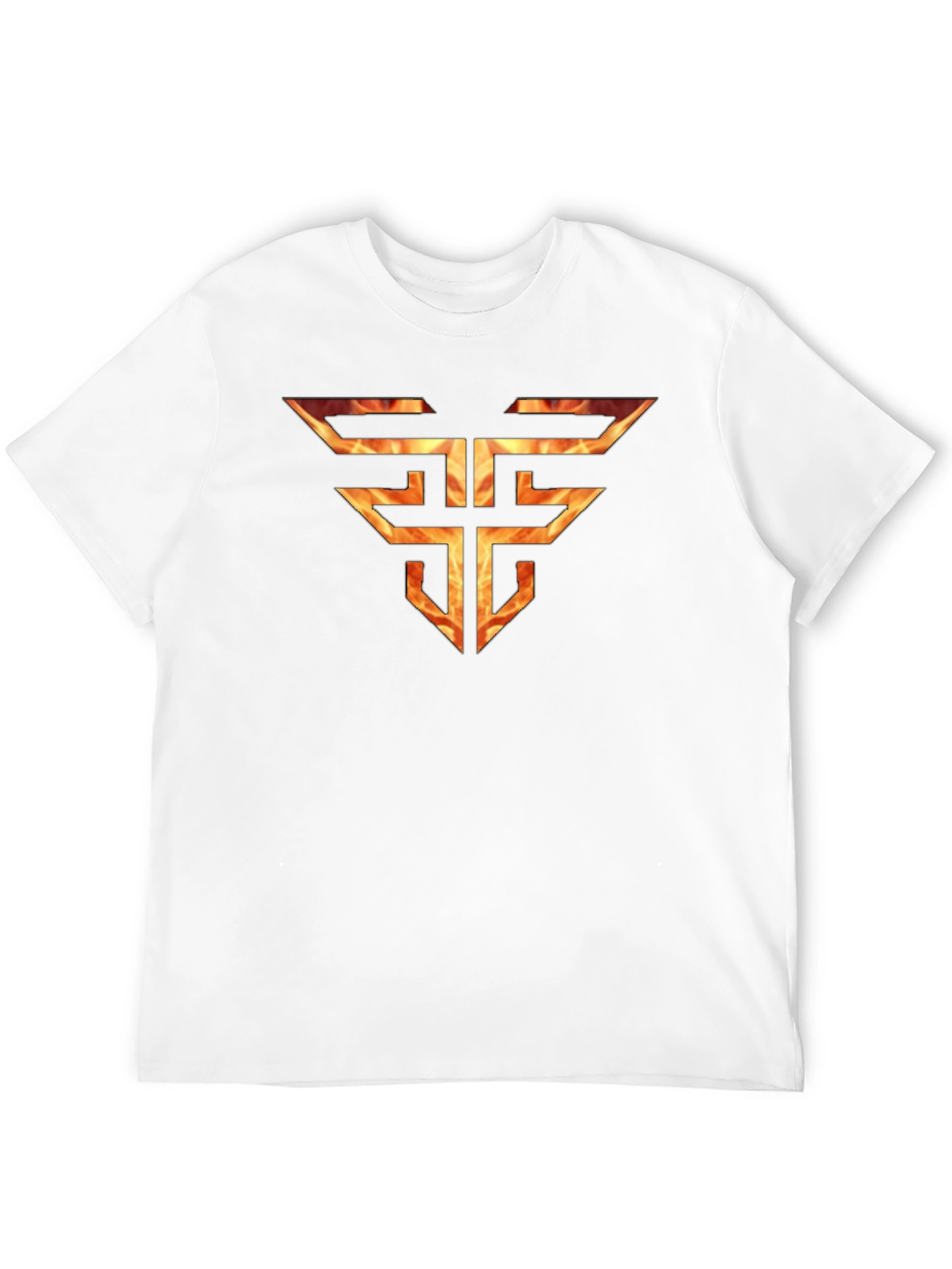 Fiery Logo Tee - Black Graphic T-Shirt