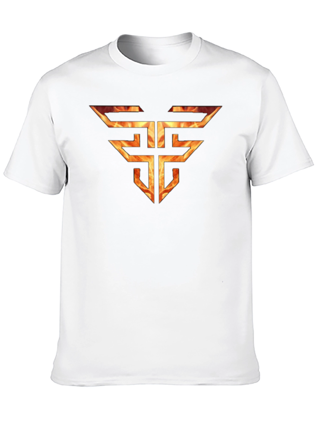 Fiery Logo Tee - Black Graphic T-Shirt