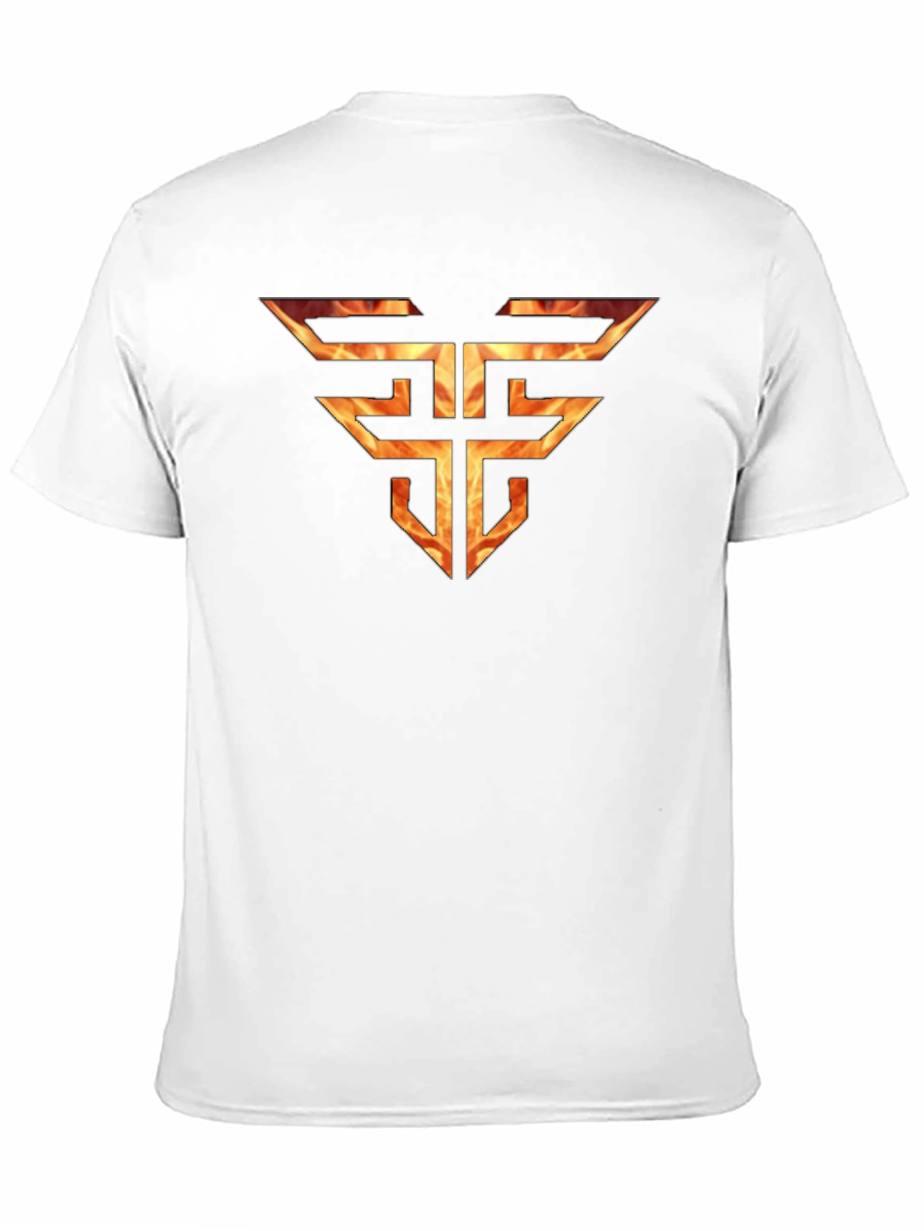 Fiery Logo Tee - Black Graphic T-Shirt