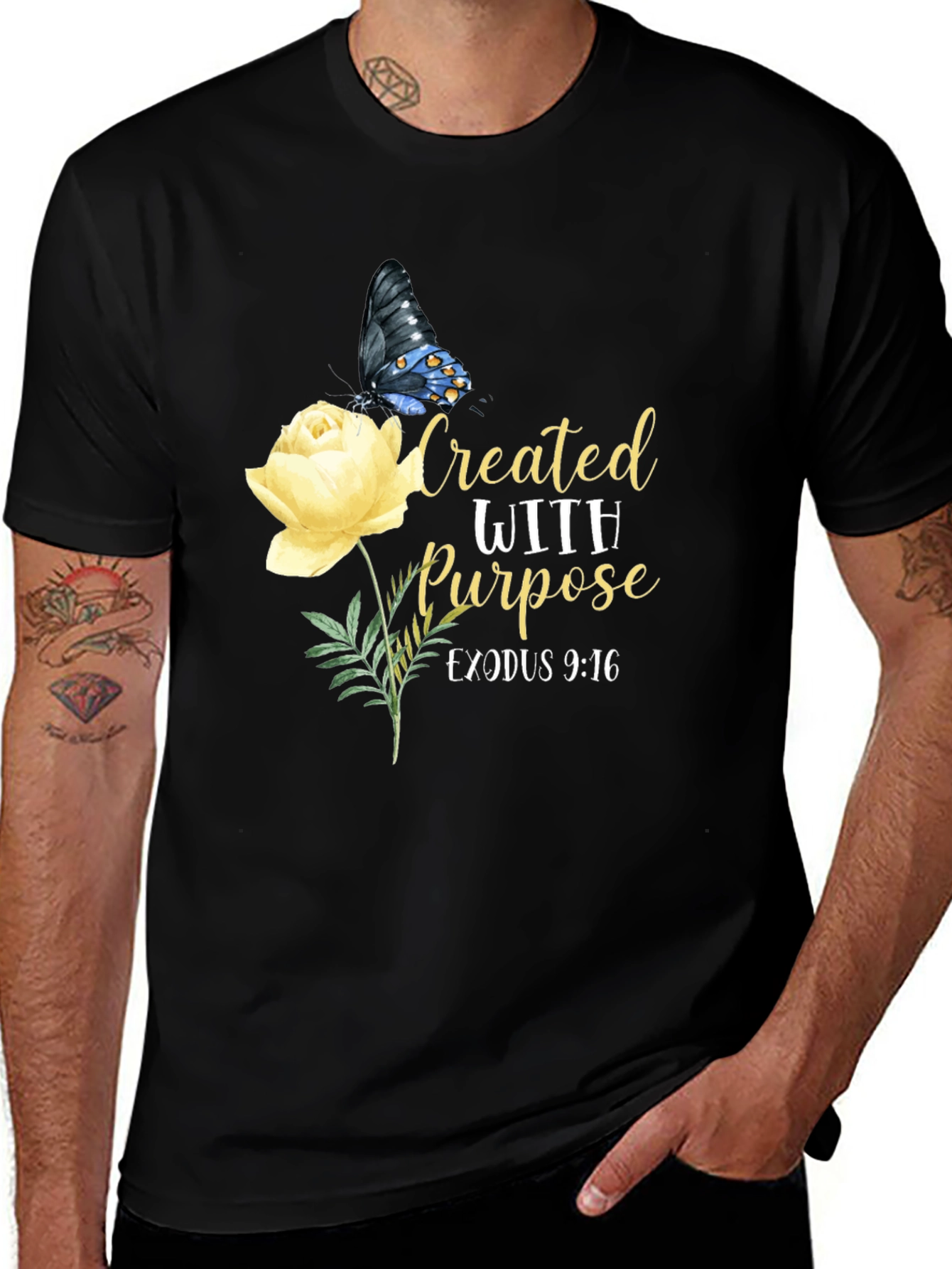 Created With Purpose Butterfly T-Shirt