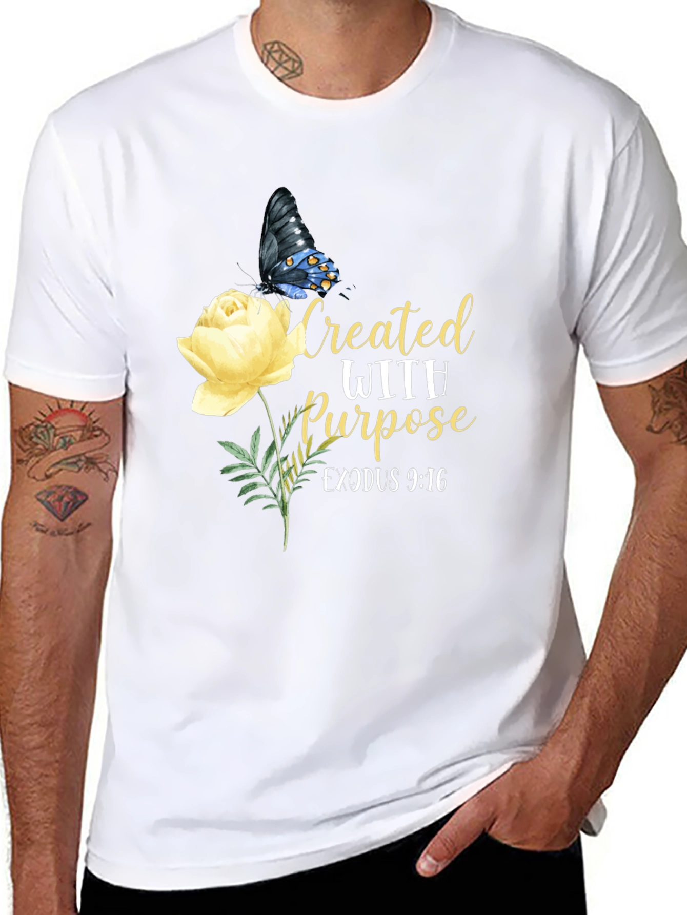 Created With Purpose Butterfly T-Shirt