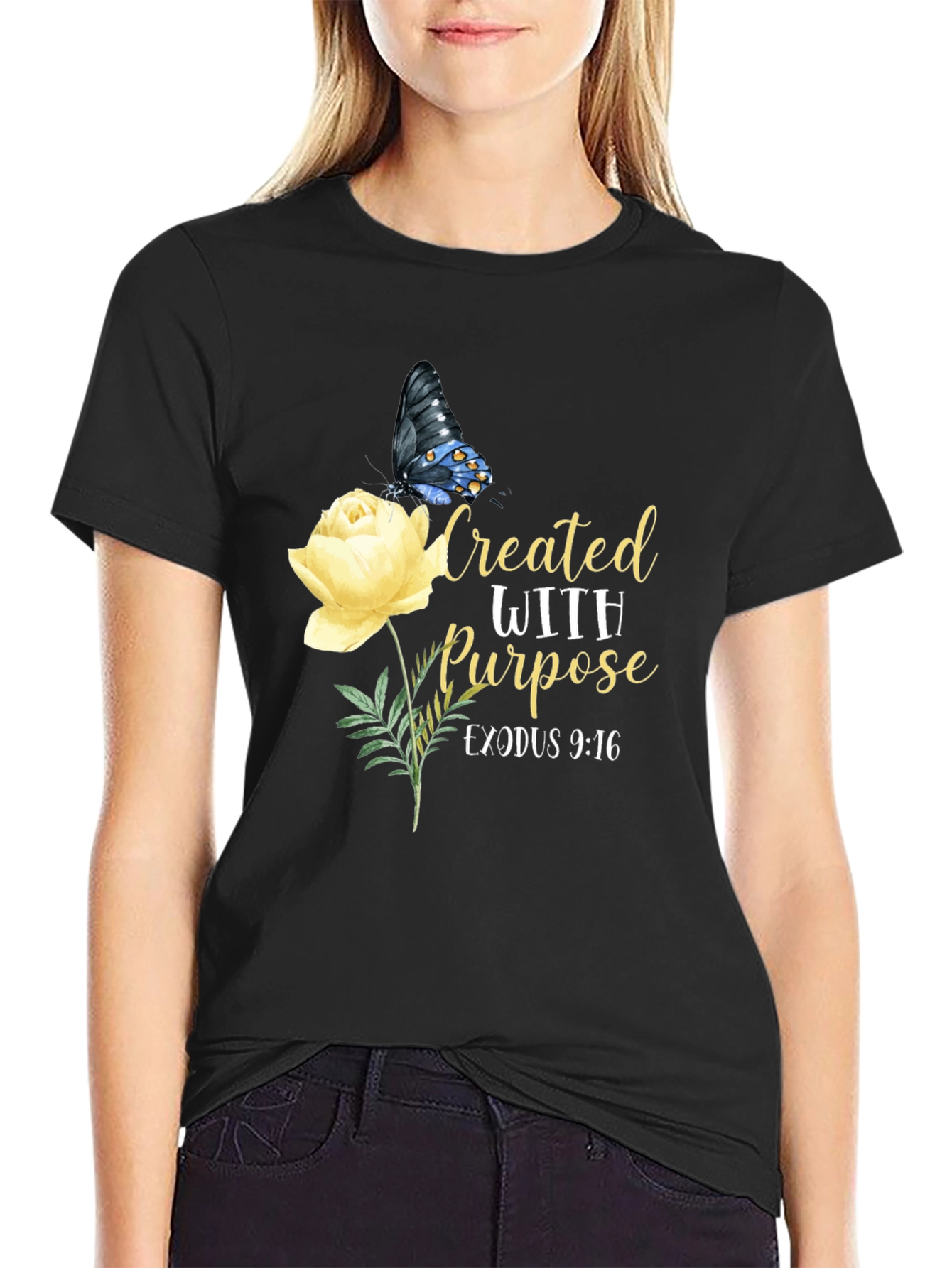 Created With Purpose Butterfly T-Shirt
