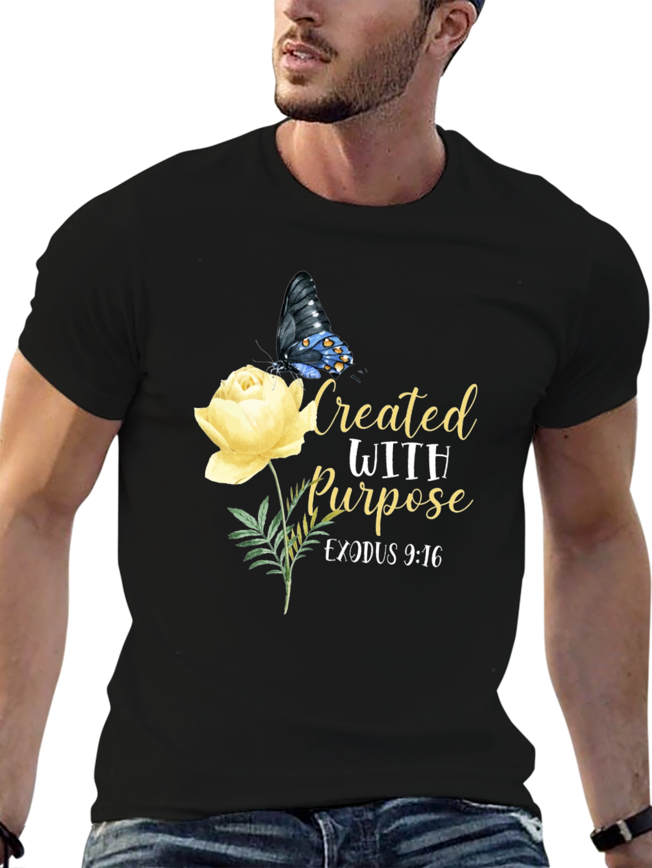 Created With Purpose Butterfly T-Shirt