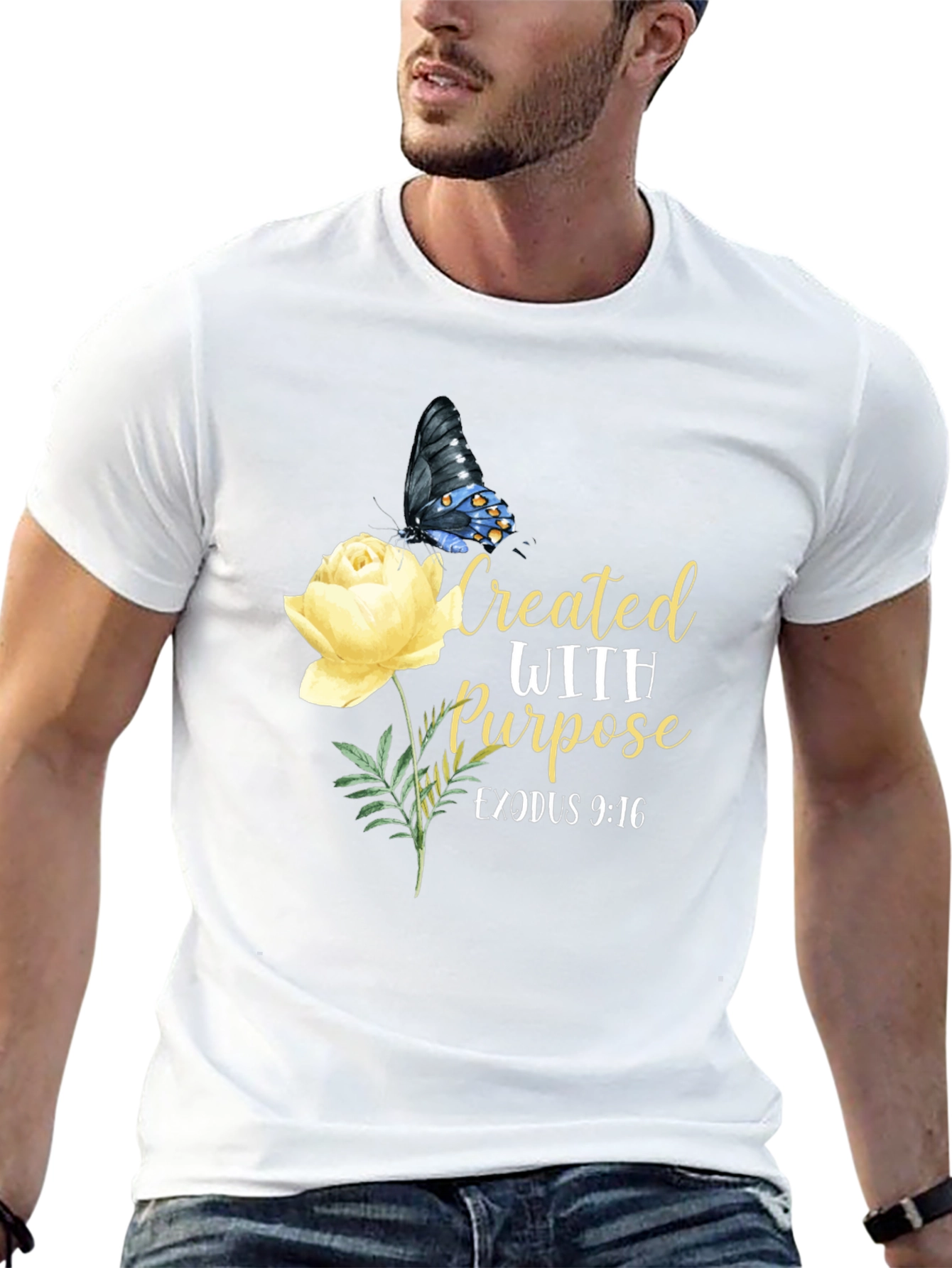 Created With Purpose Butterfly T-Shirt