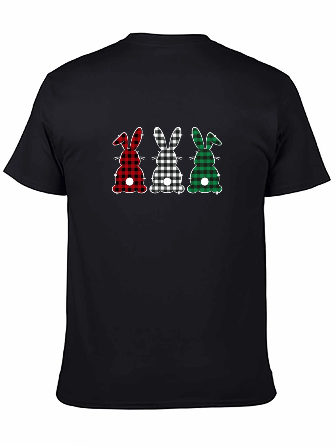 Plaid Easter Bunny Tee