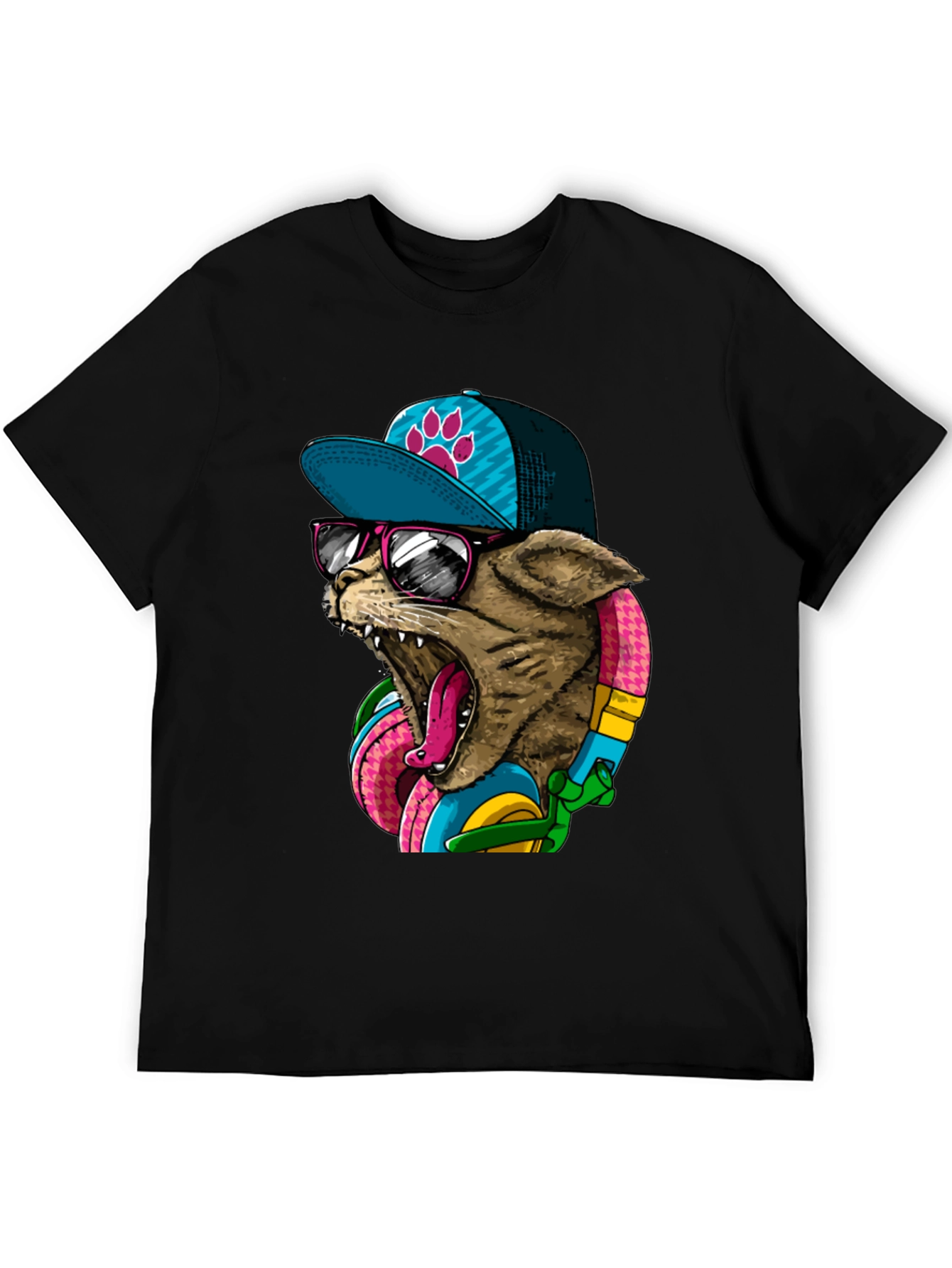 Cool Cat Graphic T-Shirt