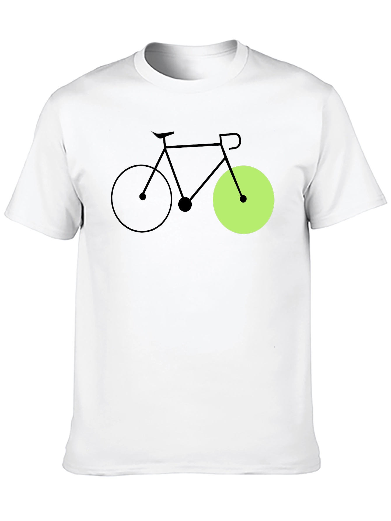 Stylish Black T-Shirt with Bike Graphic
