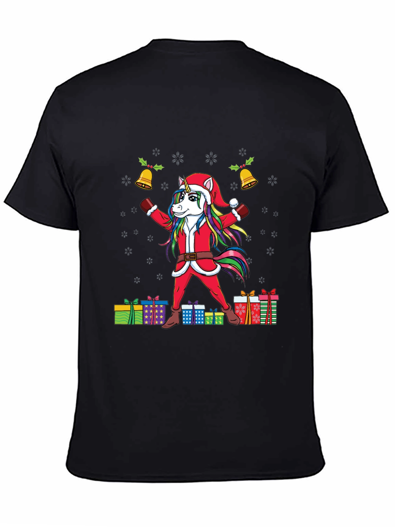 Unicorn Santa Christmas T-Shirt