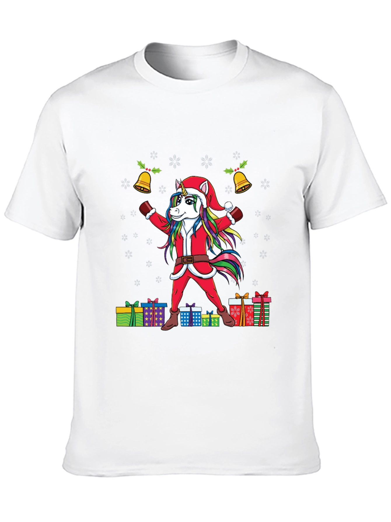 Unicorn Santa Christmas T-Shirt