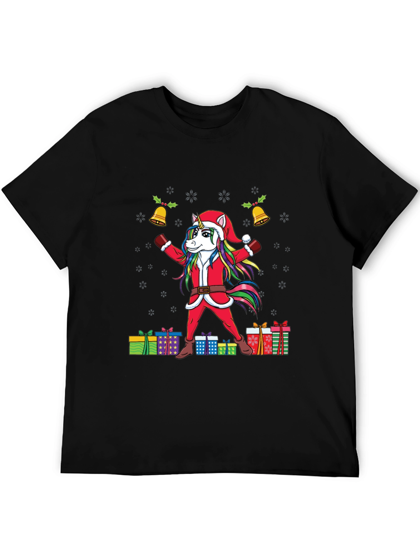 Unicorn Santa Christmas T-Shirt