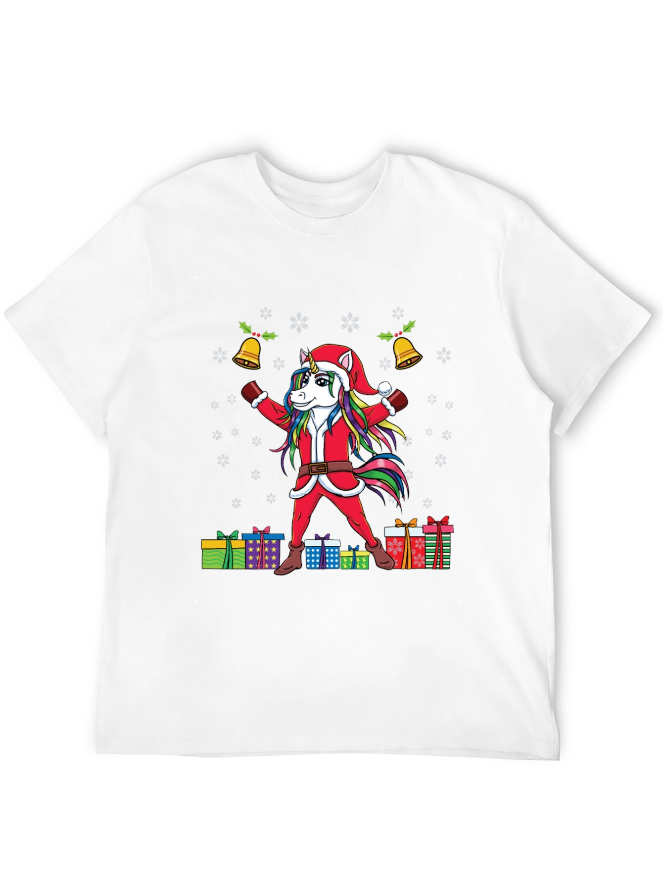 Unicorn Santa Christmas T-Shirt