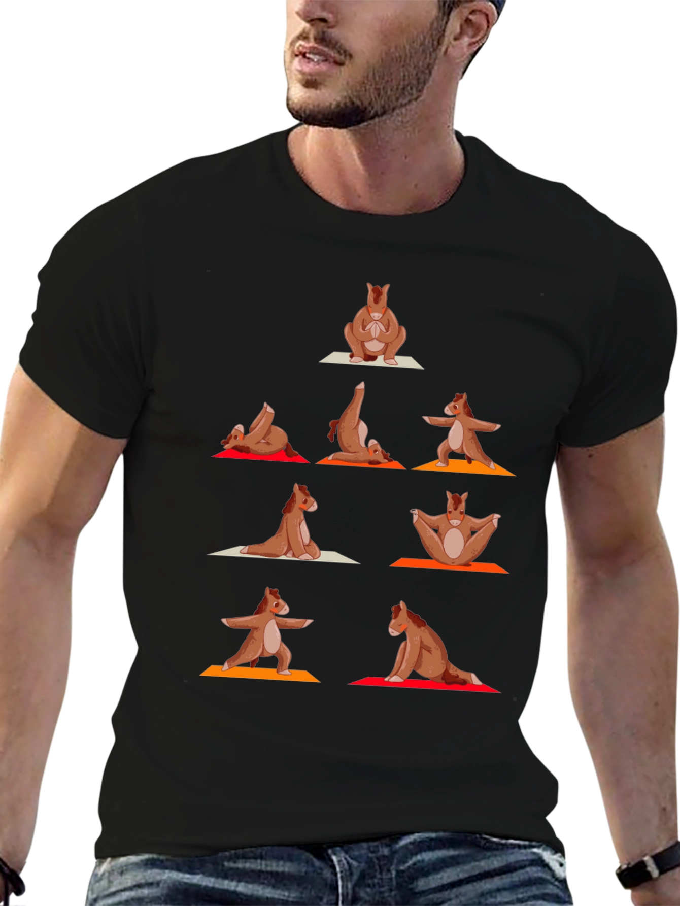 Yoga Horse Graphic Tee