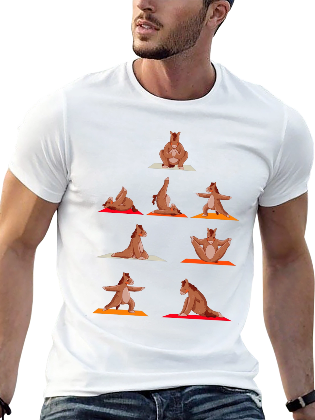 Yoga Horse Graphic Tee