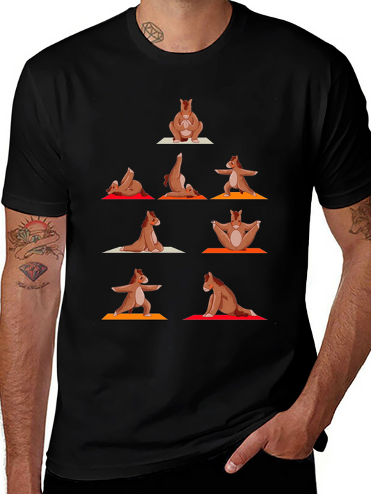 Yoga Horse Graphic Tee