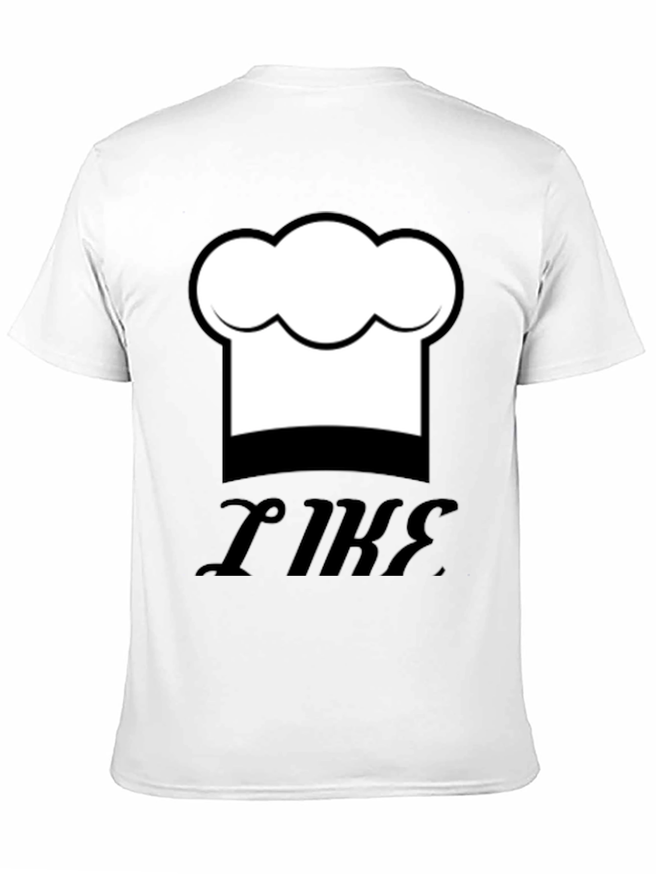 Chef Hat Graphic Black T-Shirt - Funny Cooking Tee
