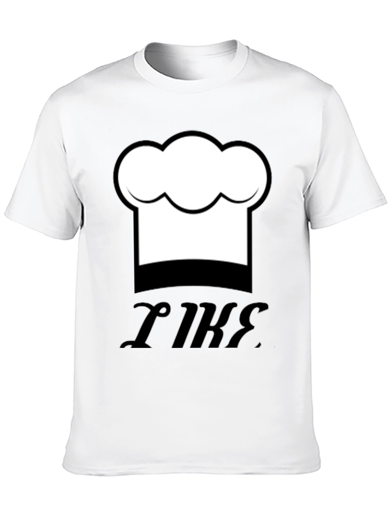 Chef Hat Graphic Black T-Shirt - Funny Cooking Tee