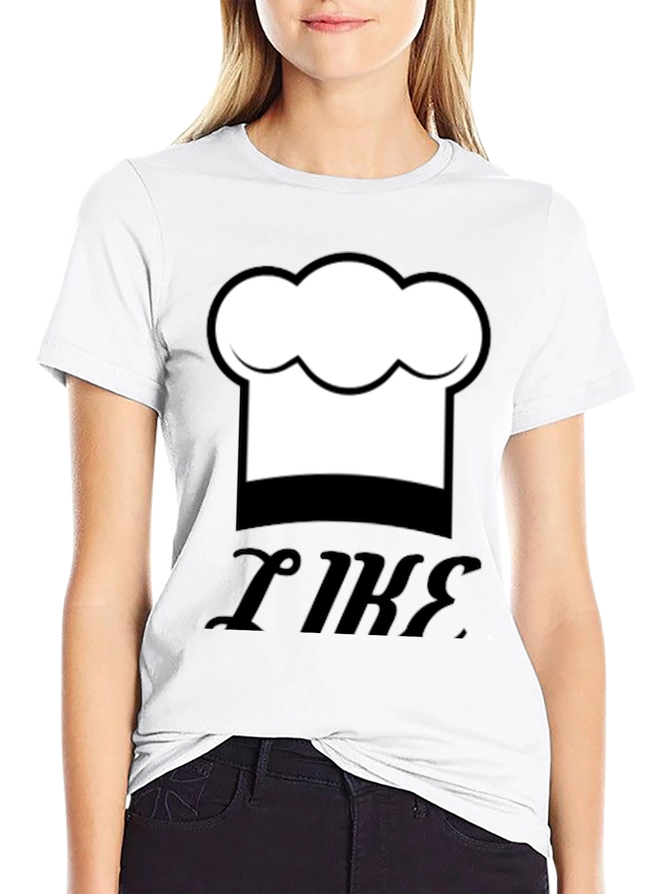 Chef Hat Graphic Black T-Shirt - Funny Cooking Tee