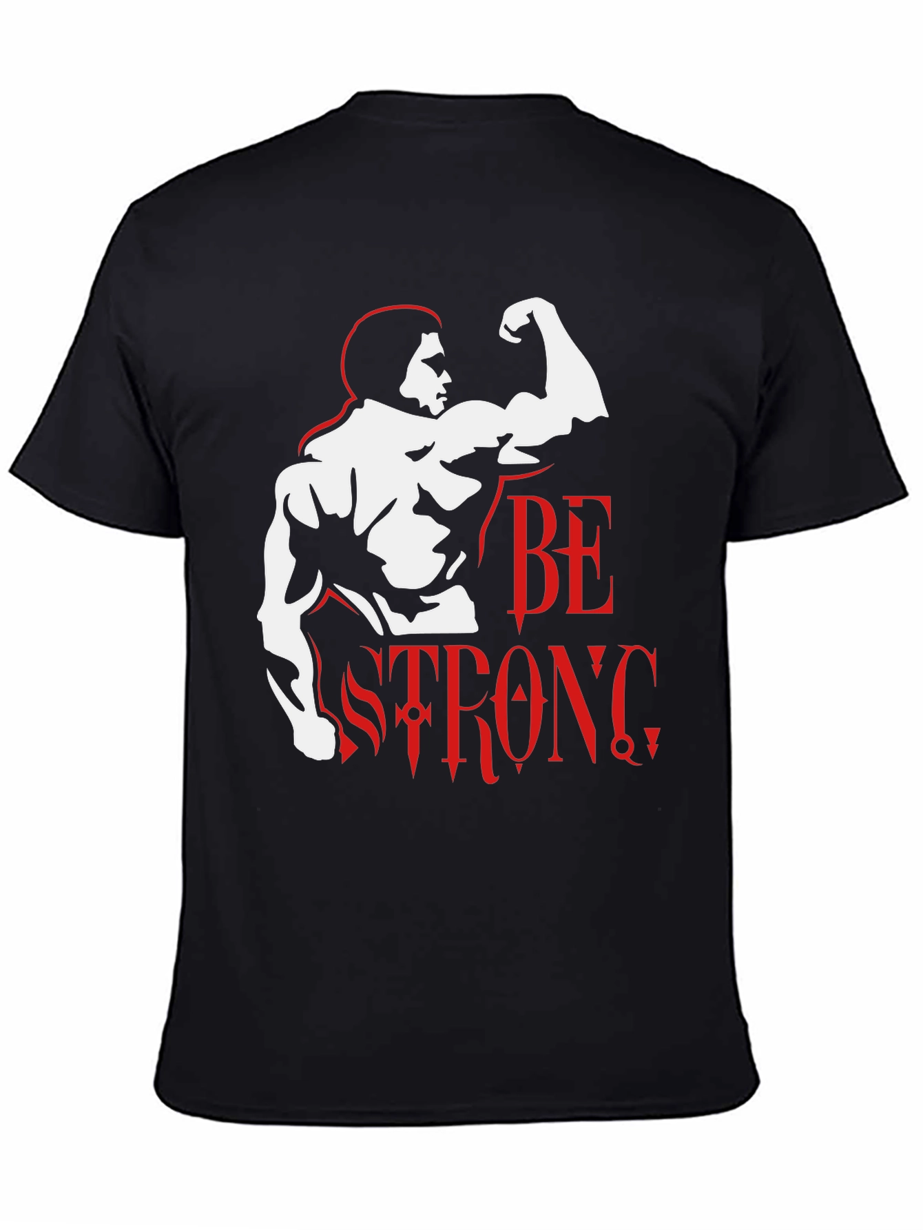 Be Strong Graphic T-Shirt - Black