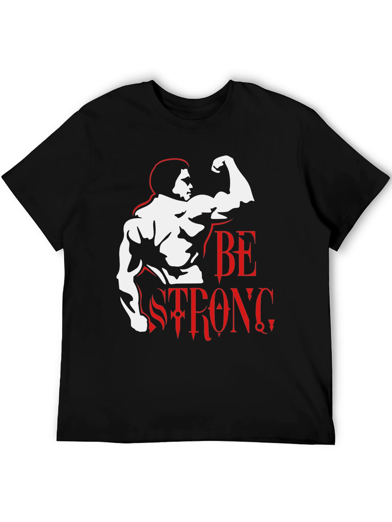 Be Strong Graphic T-Shirt - Black