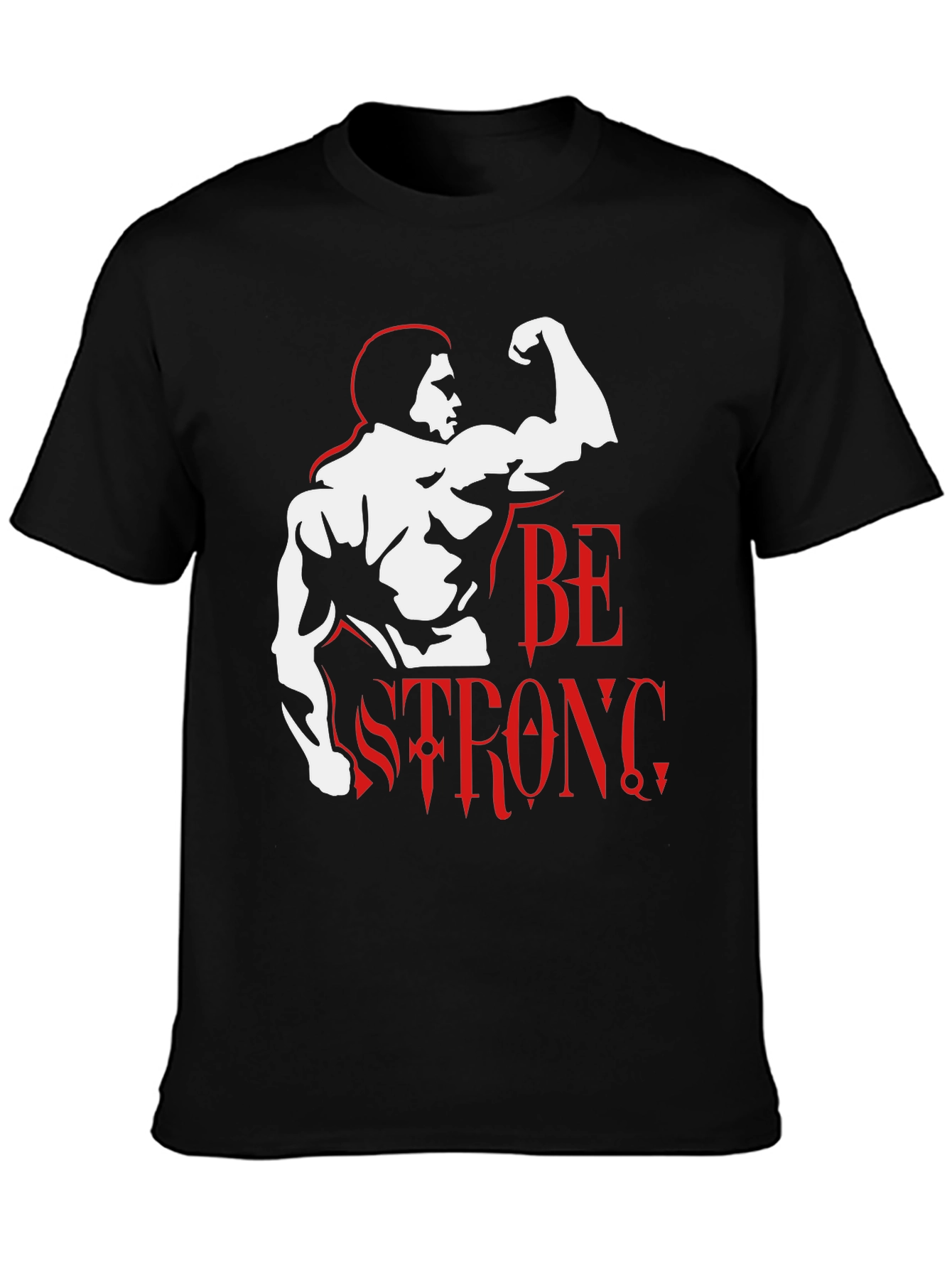 Be Strong Graphic T-Shirt - Black