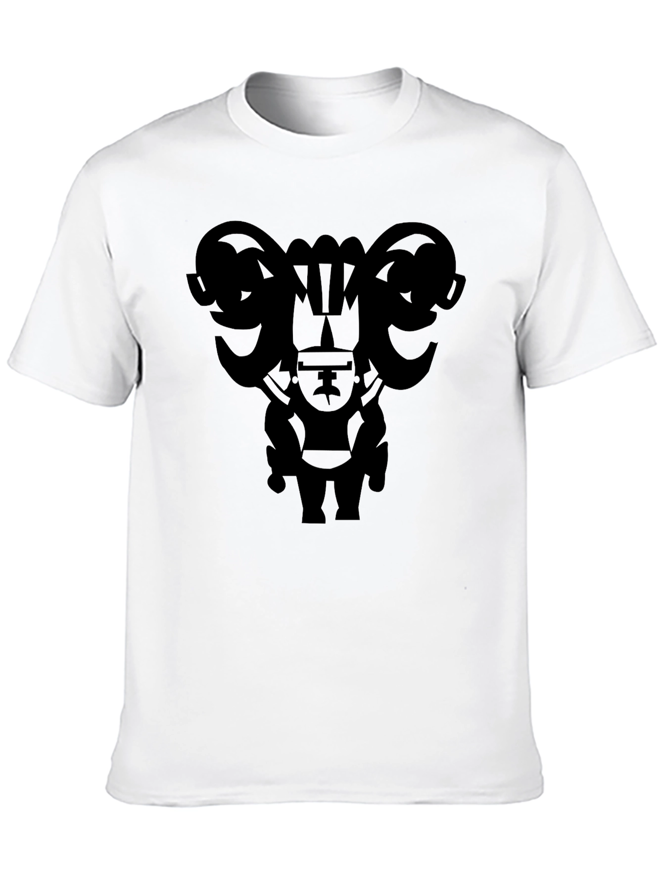 Tribal Art Graphic Black T-Shirt