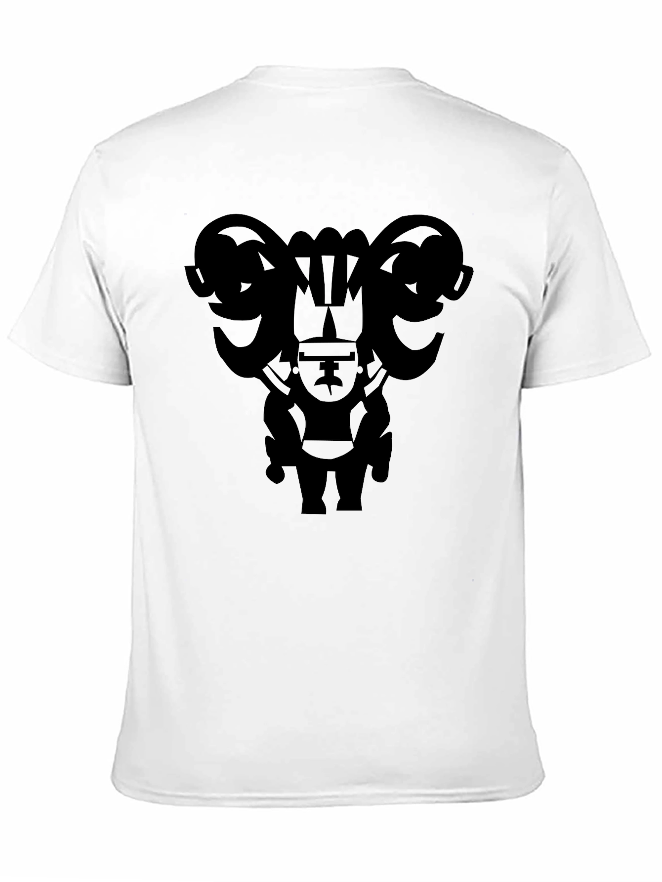 Tribal Art Graphic Black T-Shirt