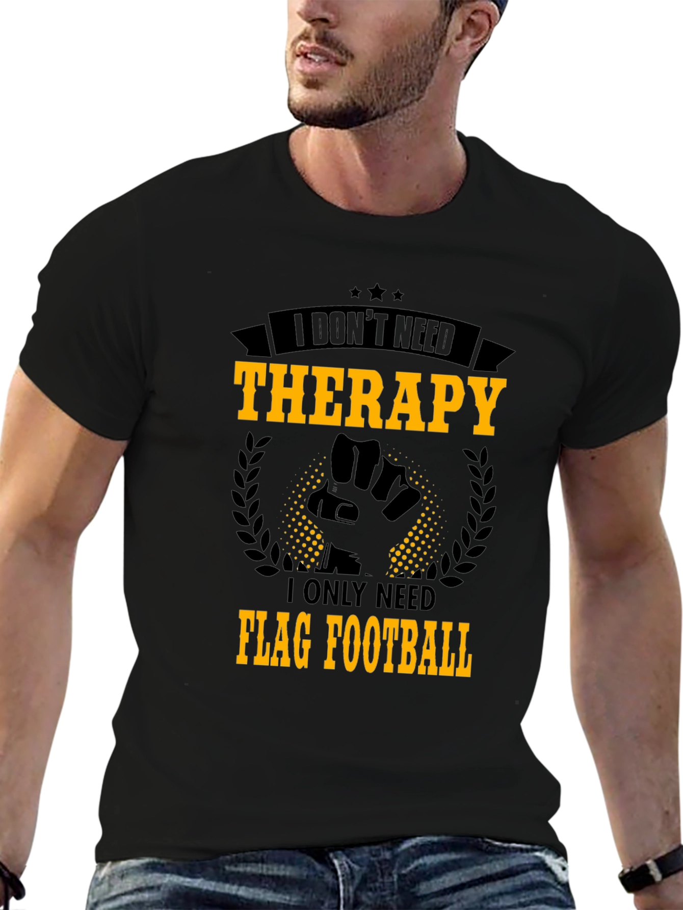 Flag Football Therapy T-Shirt