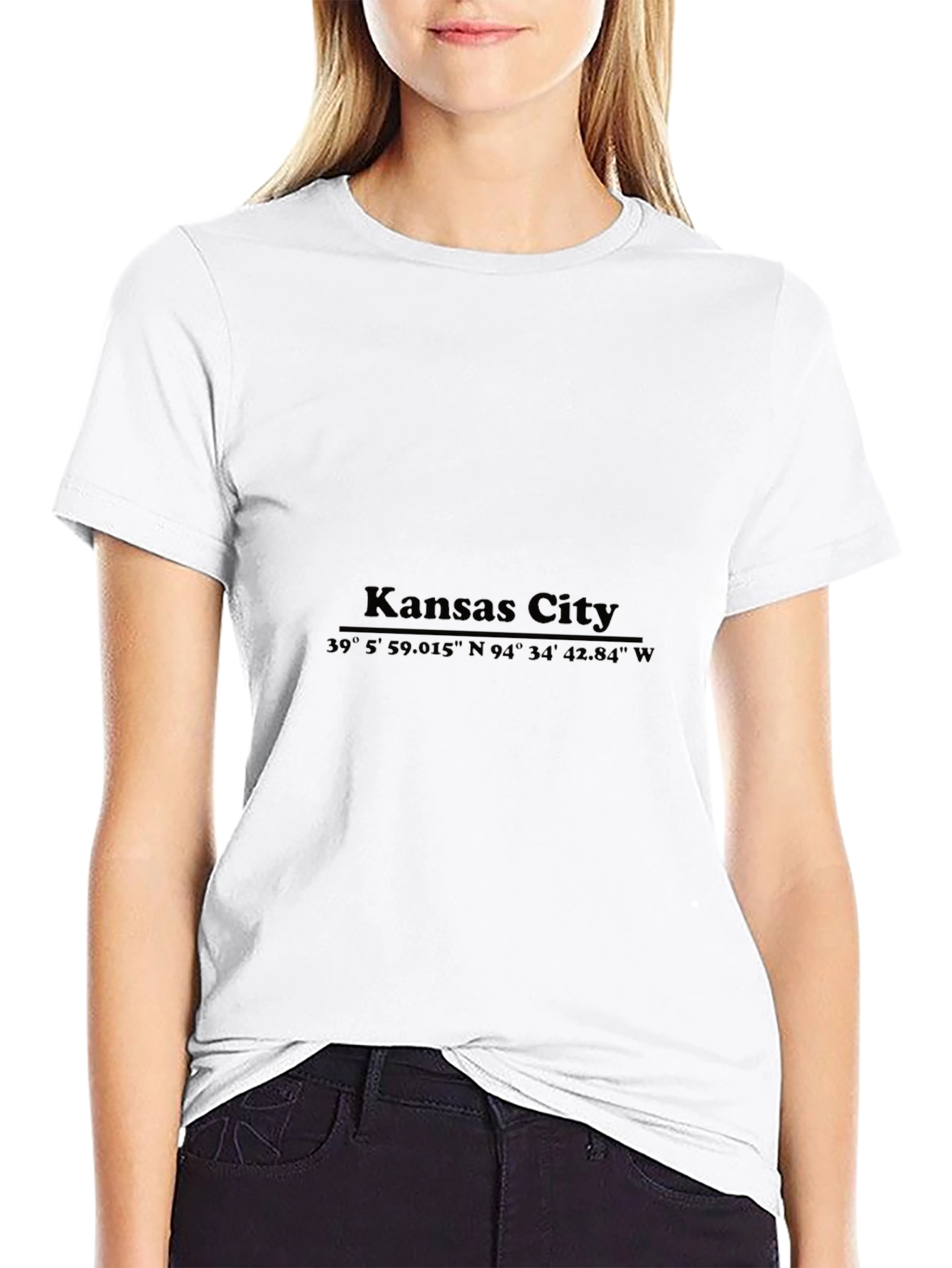 Kansas City Coordinates T-Shirt