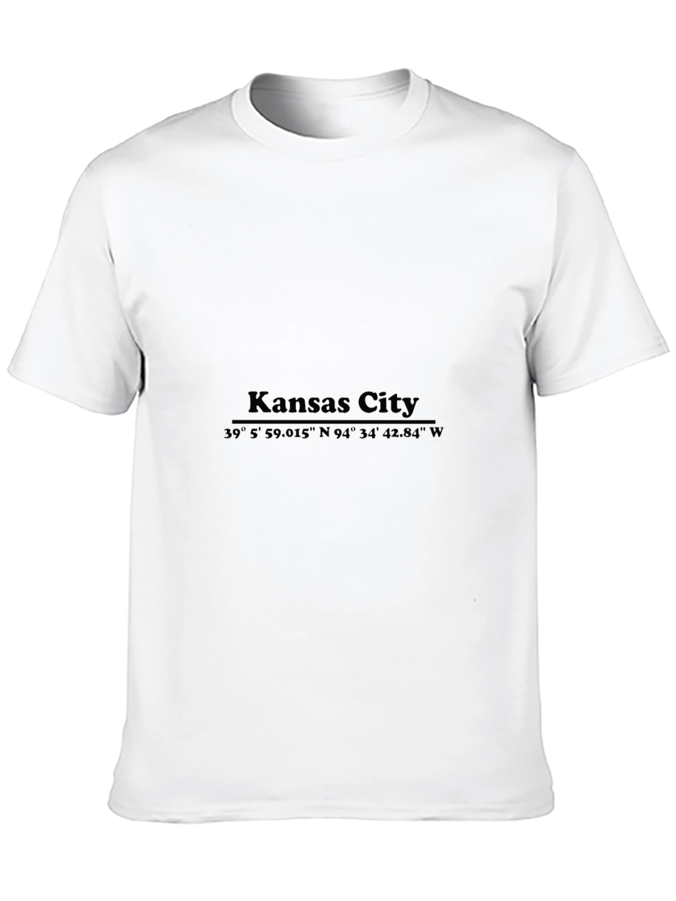 Kansas City Coordinates T-Shirt