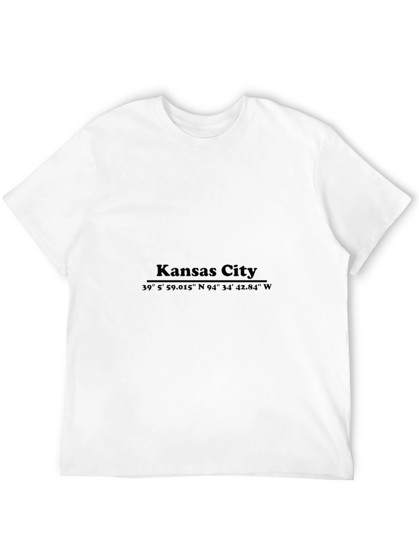 Kansas City Coordinates T-Shirt