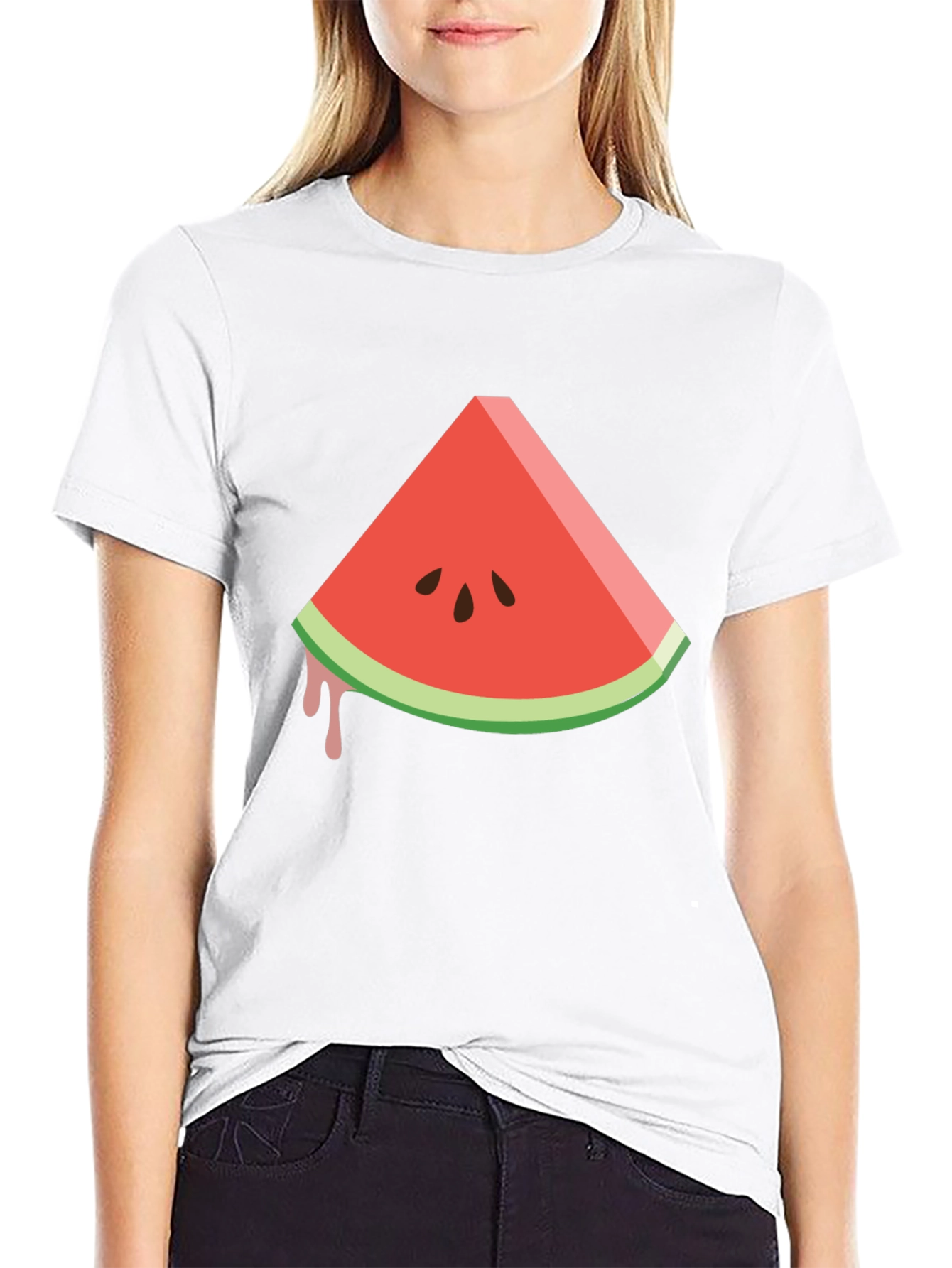 Watermelon Slice Graphic Tee - Cool Summer Style