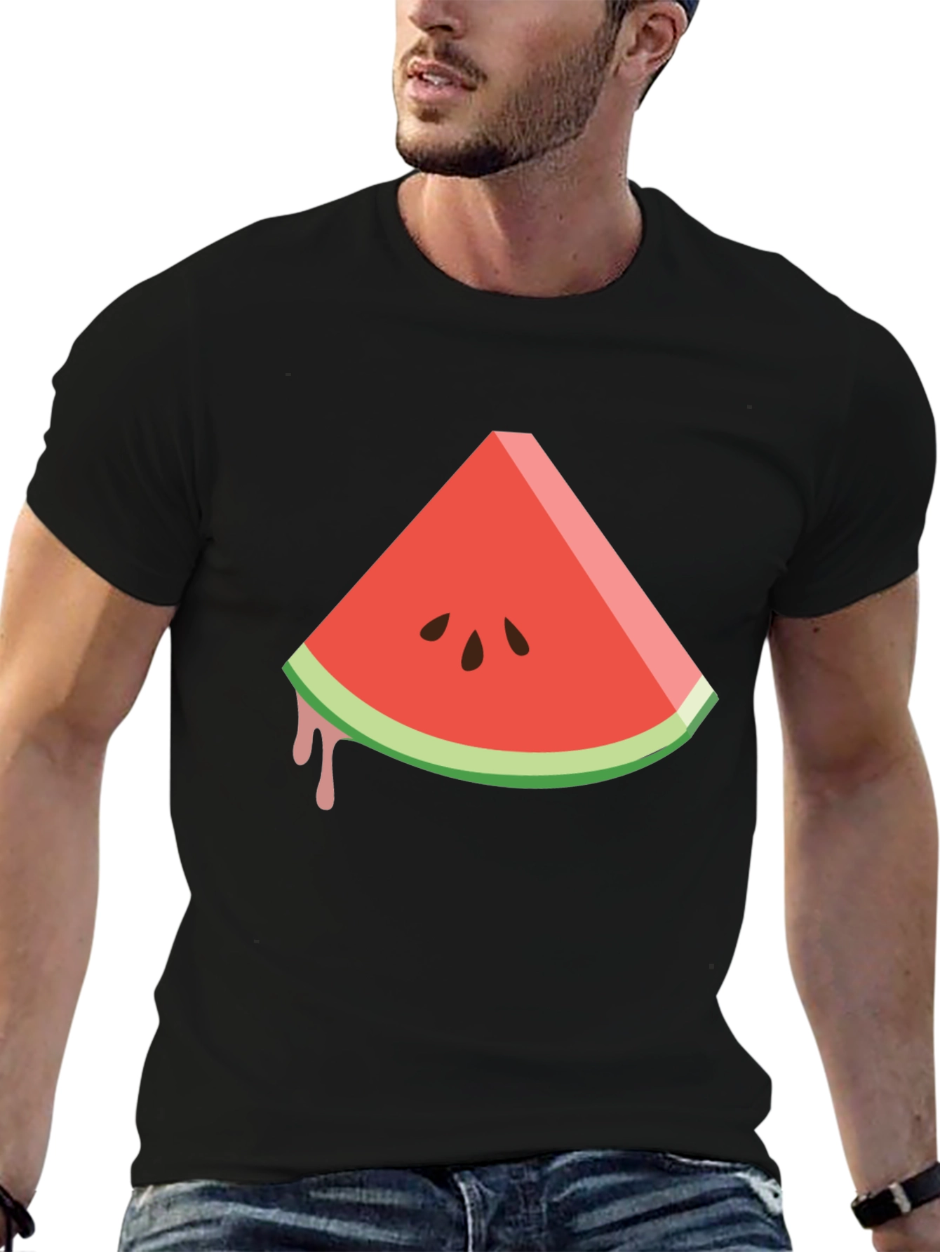 Watermelon Slice Graphic Tee - Cool Summer Style