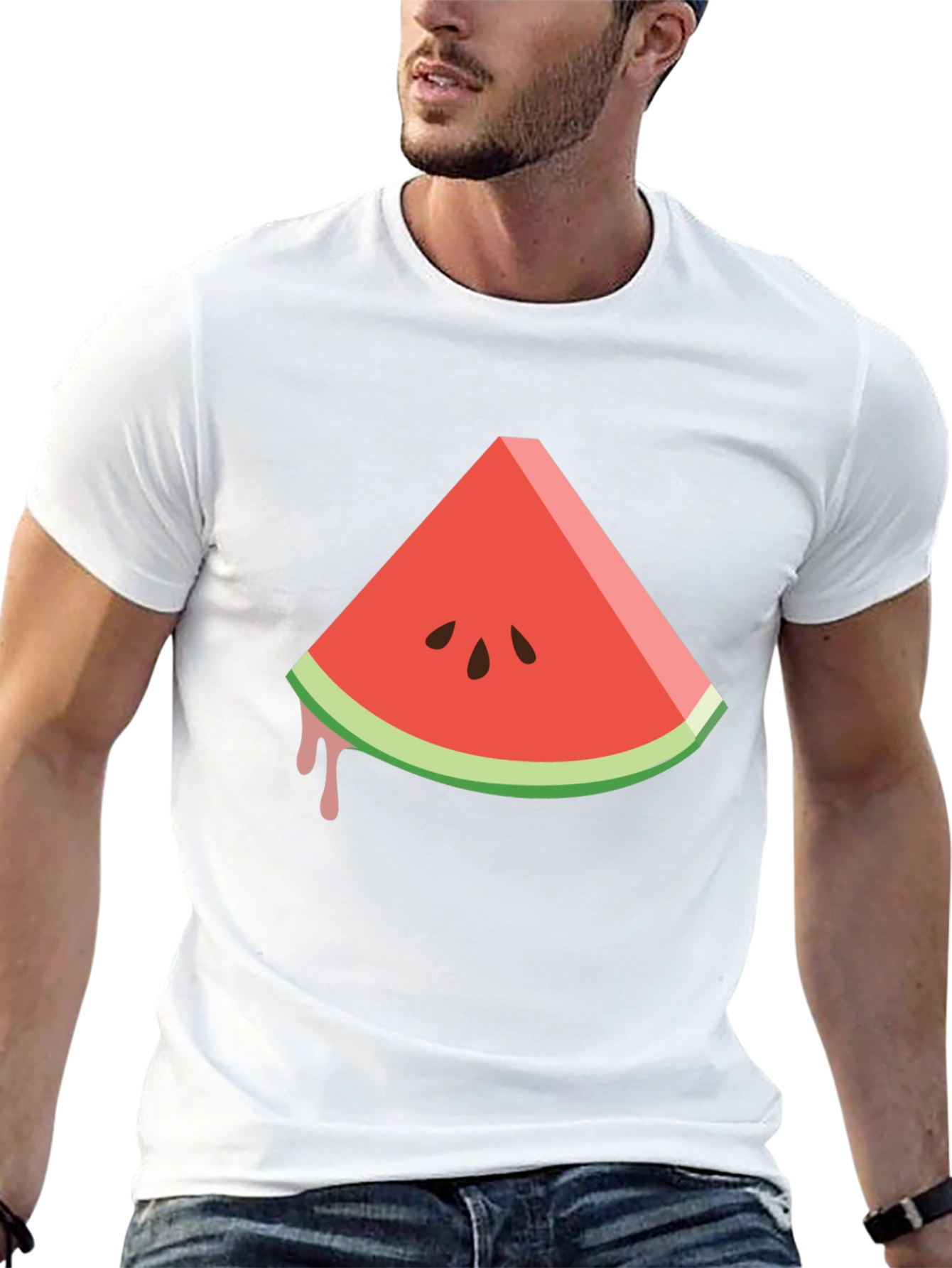 Watermelon Slice Graphic Tee - Cool Summer Style