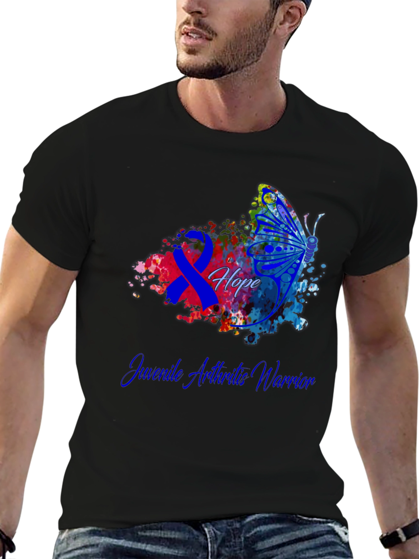 Juvenile Arthritis Warrior Butterfly T-Shirt