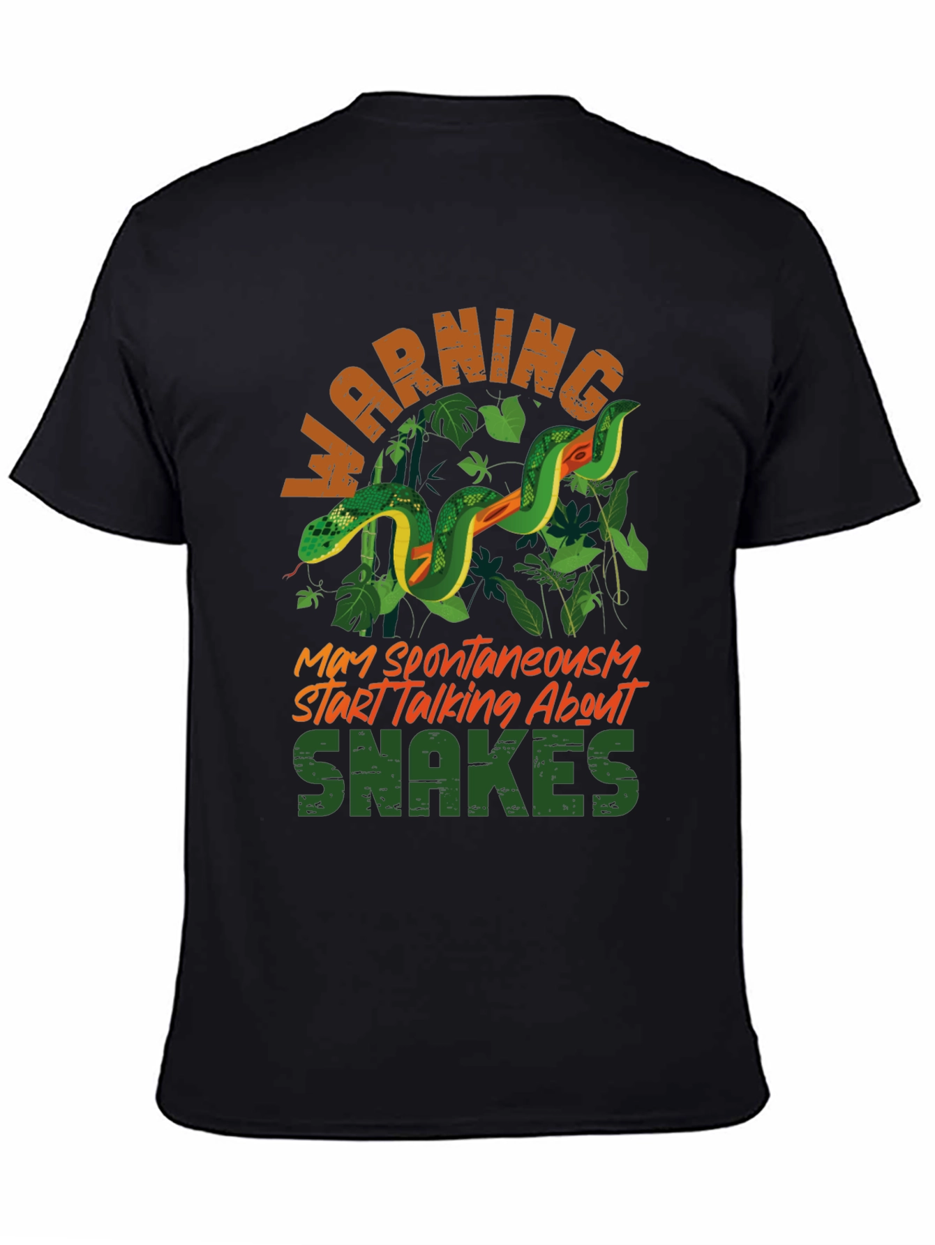 Warning May Spontaneously Start Talking About Snakes T-Shirt