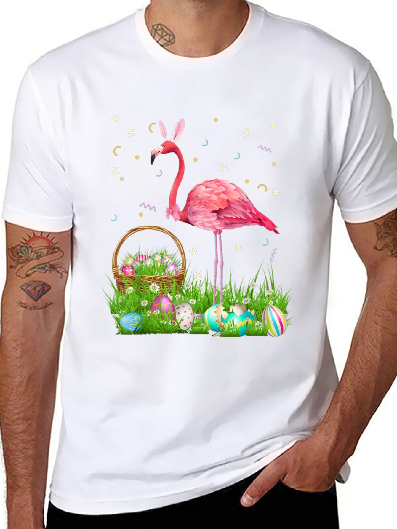 Easter Flamingo T-Shirt