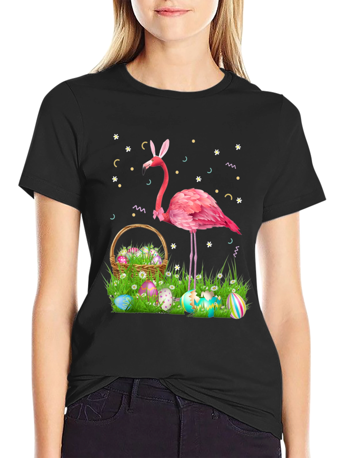 Easter Flamingo T-Shirt