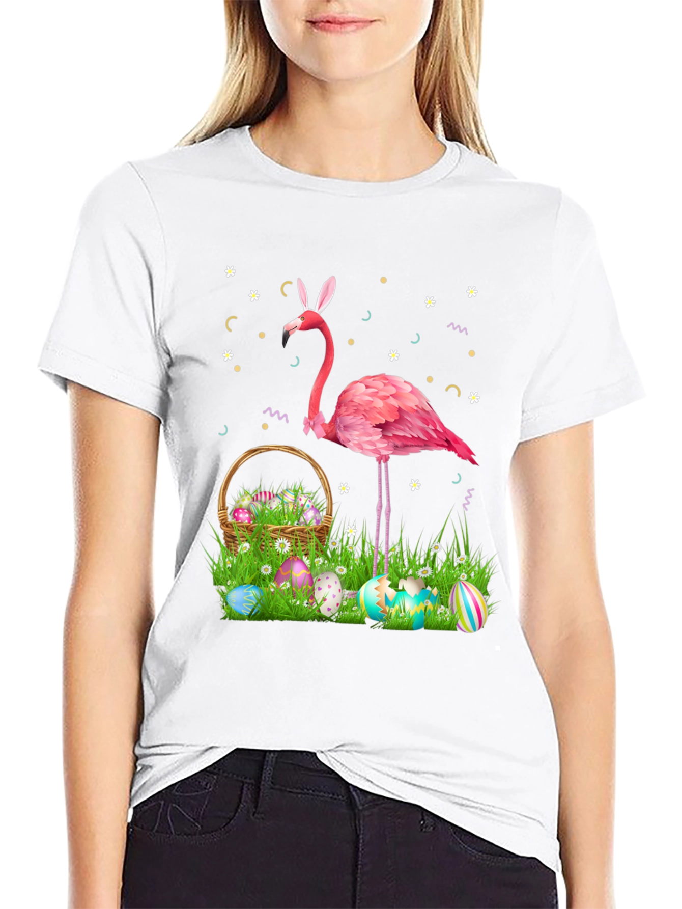 Easter Flamingo T-Shirt