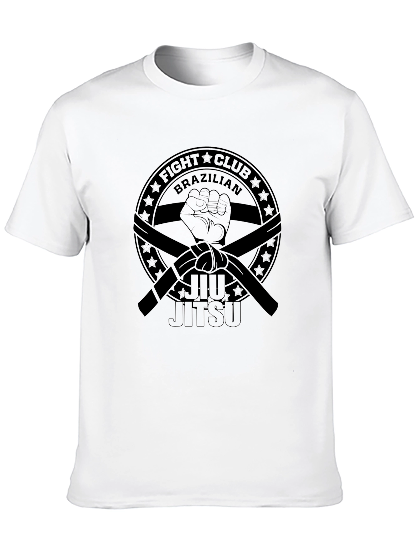 Brazilian Jiu Jitsu Fight Club Black T-Shirt