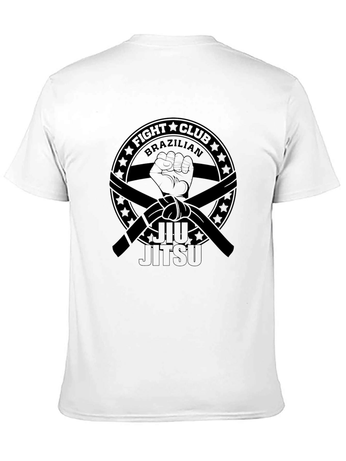 Brazilian Jiu Jitsu Fight Club Black T-Shirt