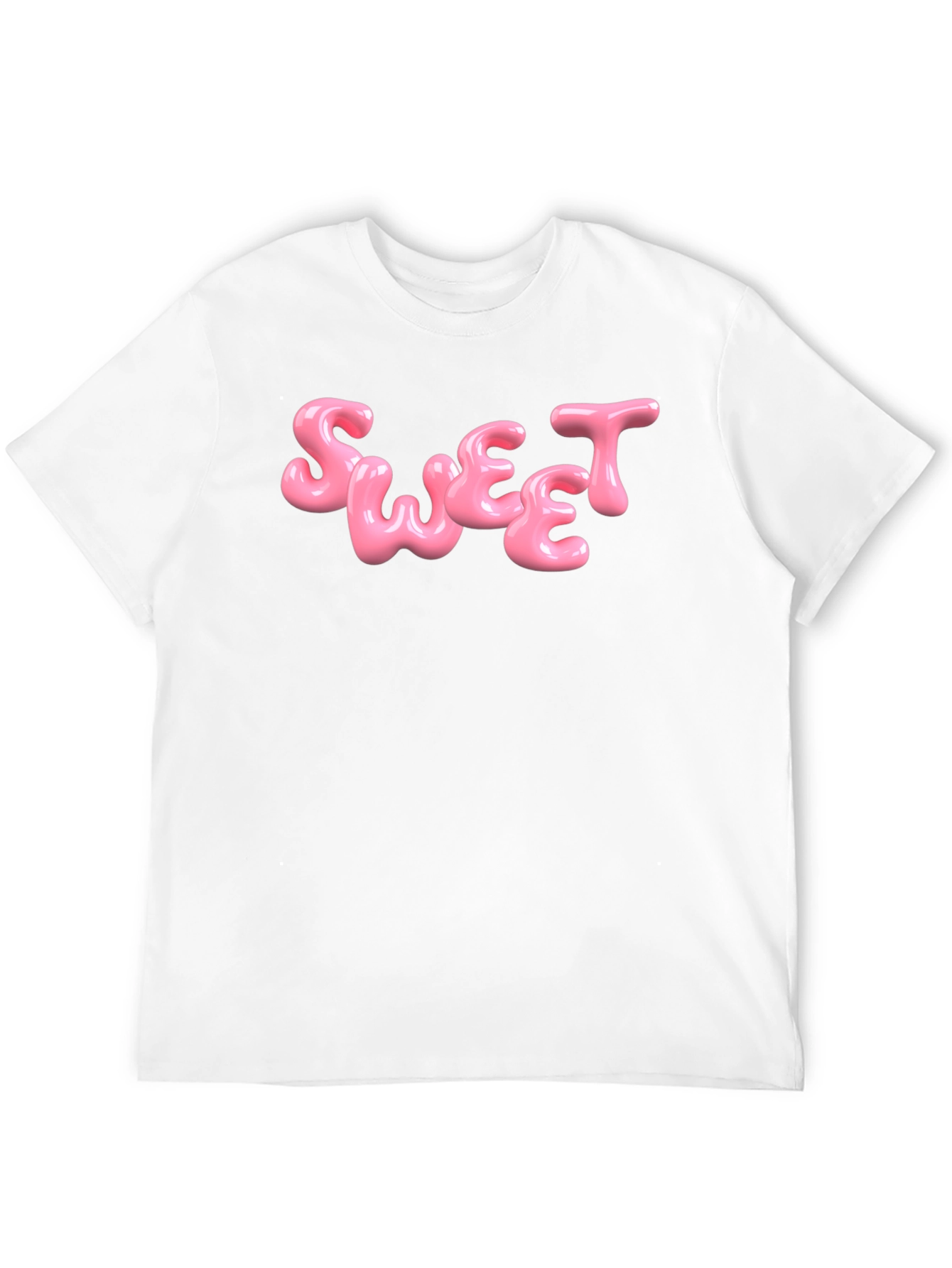 Sweet Bubble Letter Black T-Shirt
