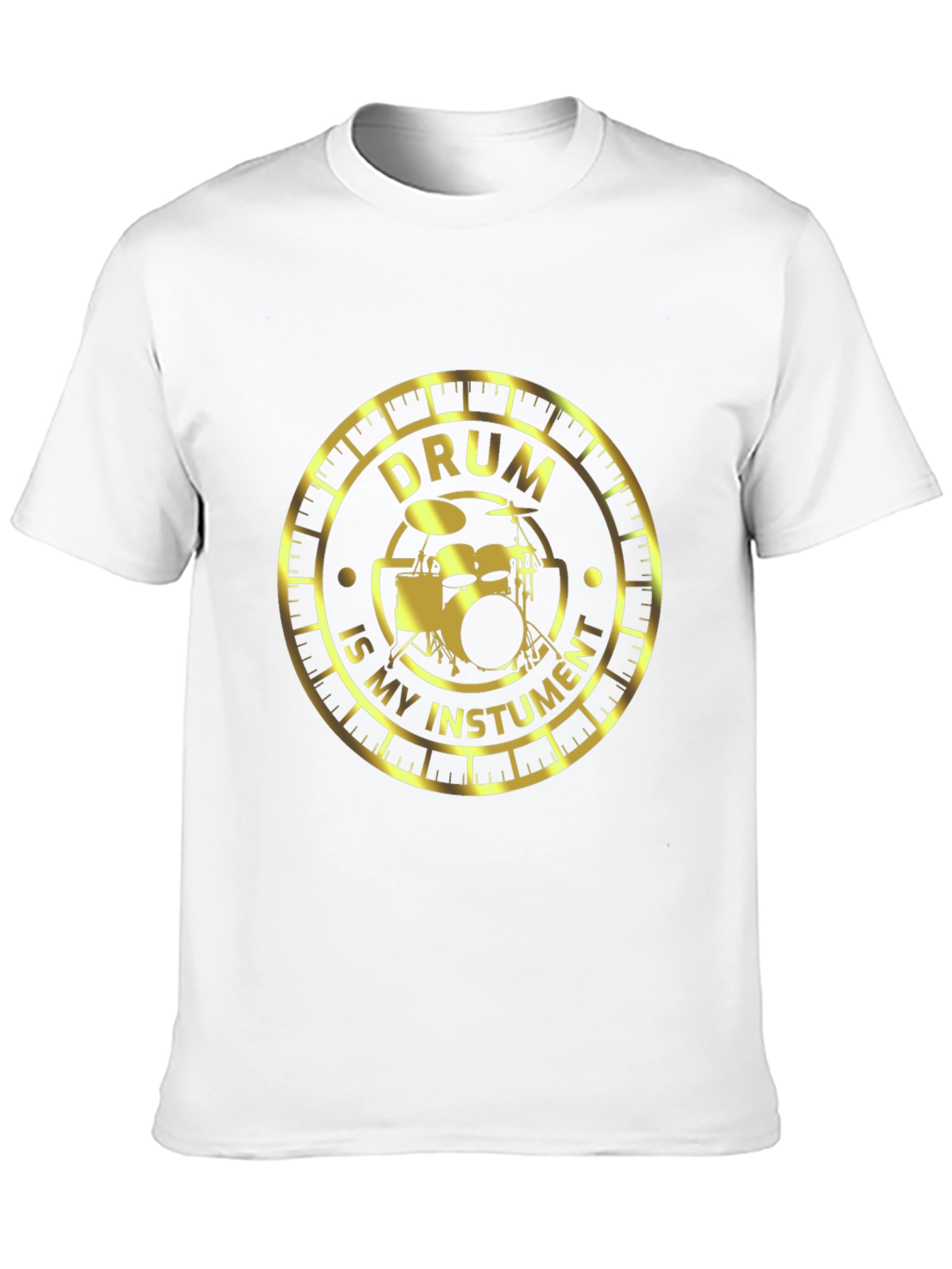 Drum Instrument T-Shirt - Musician Style