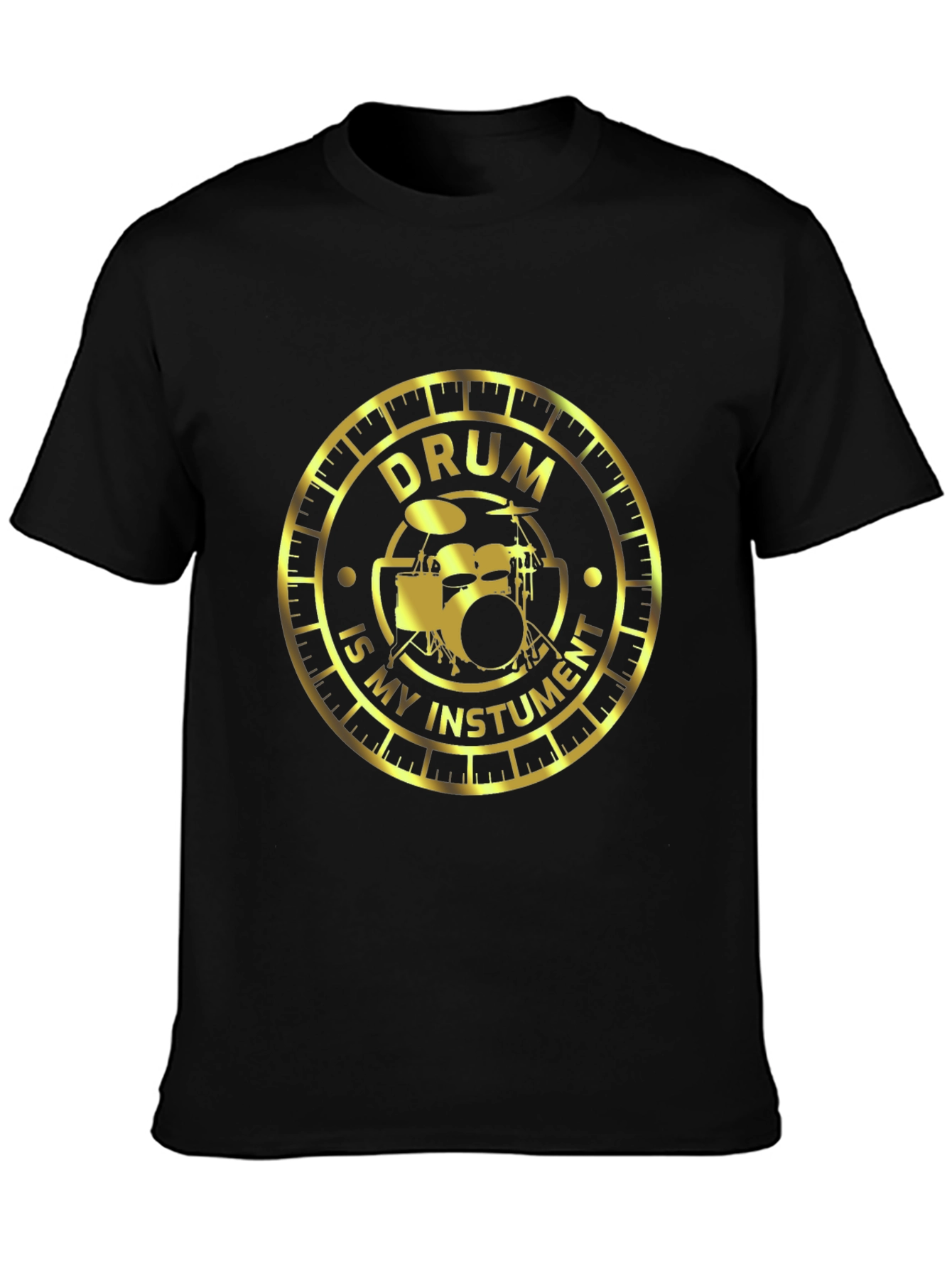 Drum Instrument T-Shirt - Musician Style