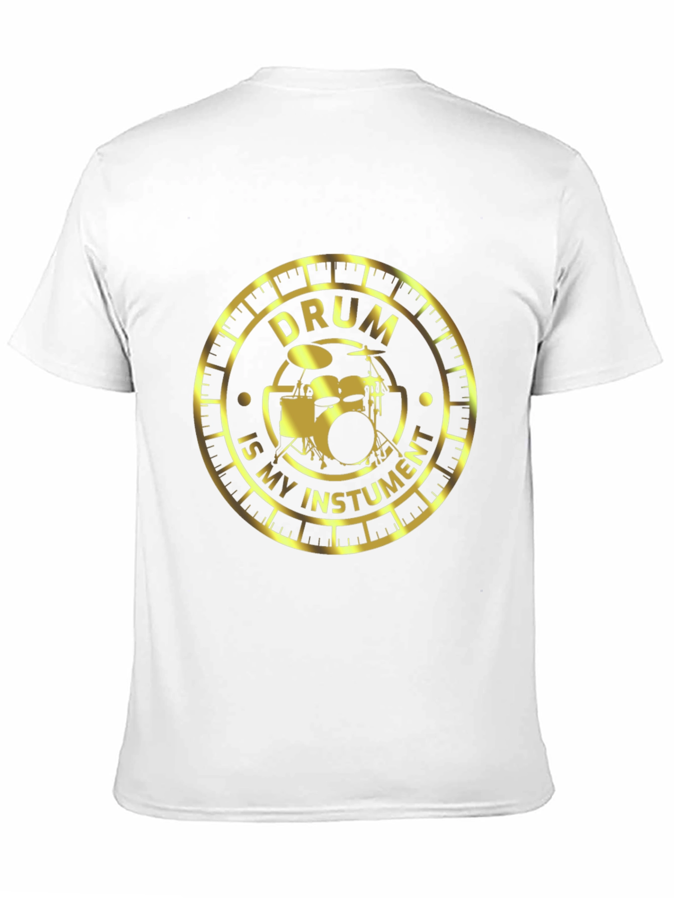 Drum Instrument T-Shirt - Musician Style