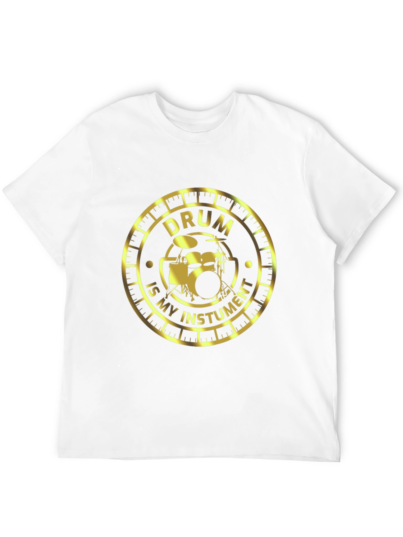 Drum Instrument T-Shirt - Musician Style