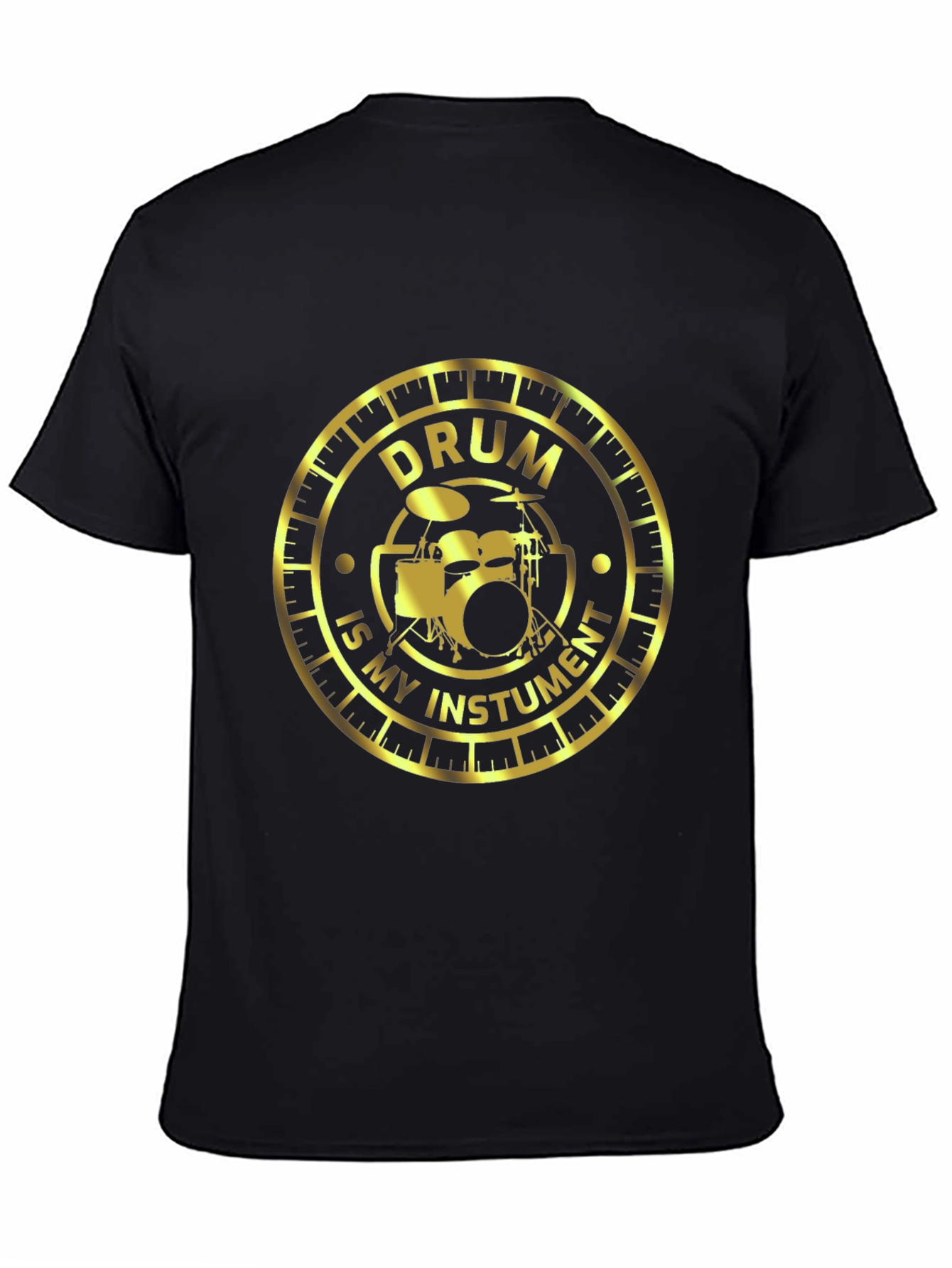 Drum Instrument T-Shirt - Musician Style